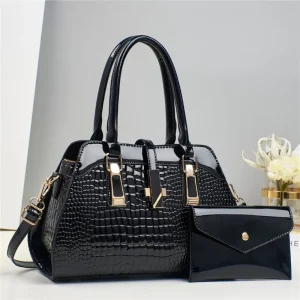 Luxury Crocodile Patterned Crossbody Bags for Women Designer Fashion Purses
